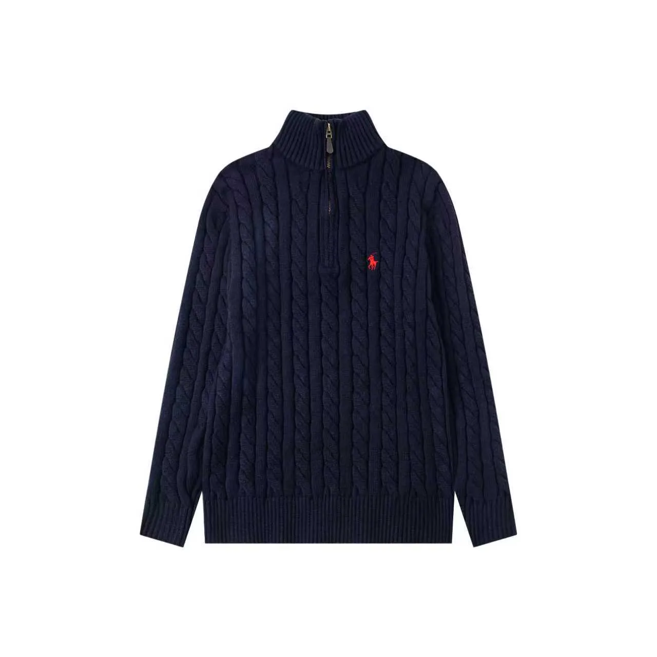 P250 model number: Y196 Ralph Lauren Men's half-zip twist sweater has a really nice style. It can be worn alone or as a jacket to be worn inside or outside. The upper body shows personal fashion charm. Four colors are available. Same style for men and women. A must-have item for new summer products. Hang tag. Hanging beads. Washable packaging bag. Full set of accessories. Very good appearance. Super exquisite workmanship. Size: S-XL